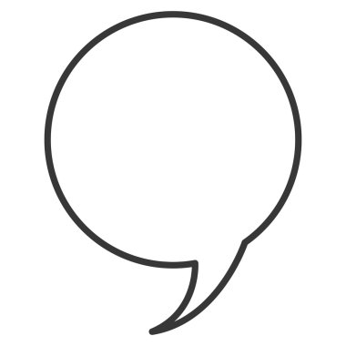 konuşma balonu simgesinin