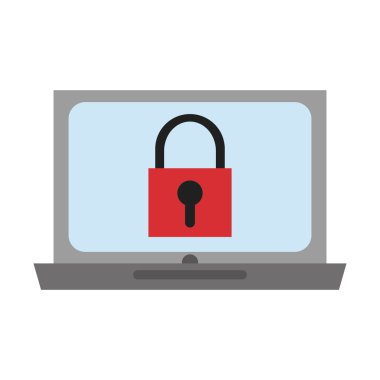 Emniyet kilidi ile dizüstü bilgisayar