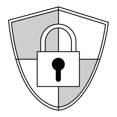 Emniyet kilidi ile kalkan