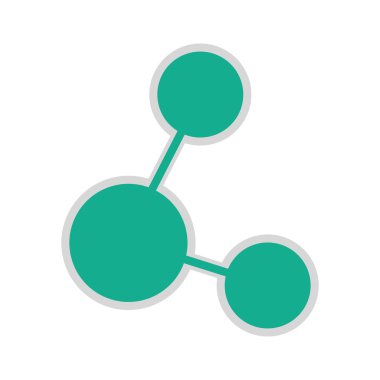 üç daire diyagram simgesi tasarım