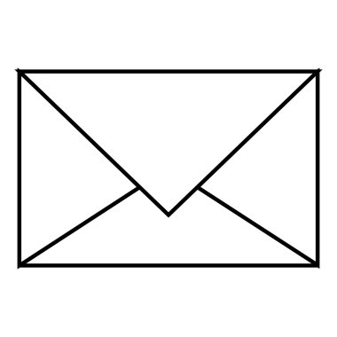 Zarf simgesi tasarım