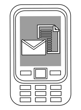 Cep telefonu simgesi tasarım