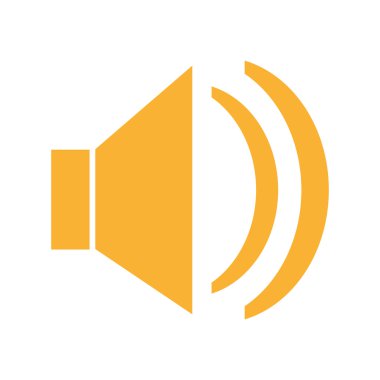 Hoparlör simgesi tasarım