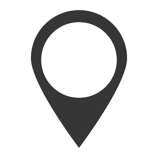 Simple pin gps — Vector de stock