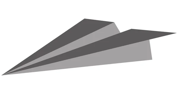 Ícone de avião de papel —  Vetores de Stock