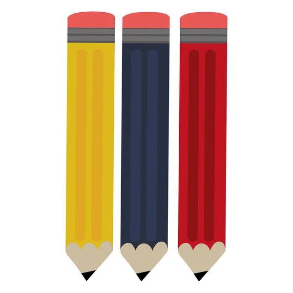 Relored pencils icon — стоковый вектор