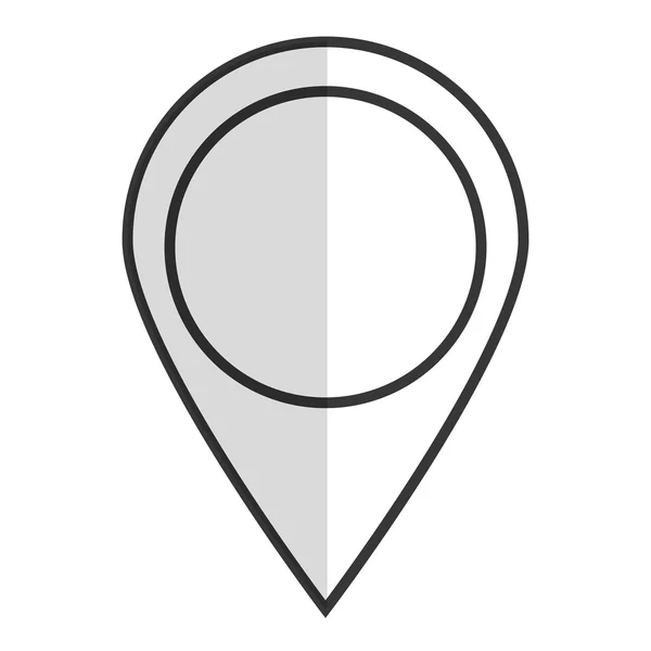 Basit gps PIN — Stok Vektör