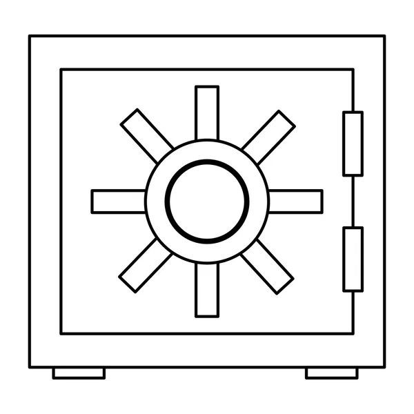 Veiligheid gewelf pictogram — Stockvector