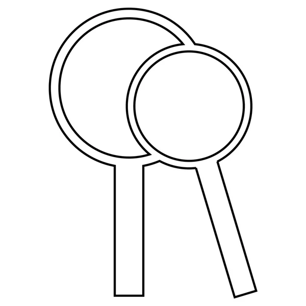 Förstoringsglas ikon design — Stock vektor