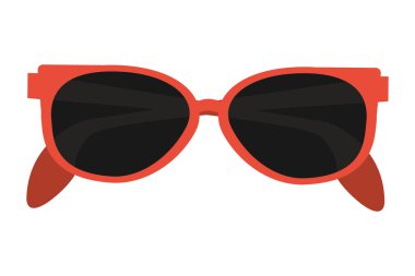 Turuncu çerçeve güneş gözlüğü simgesi