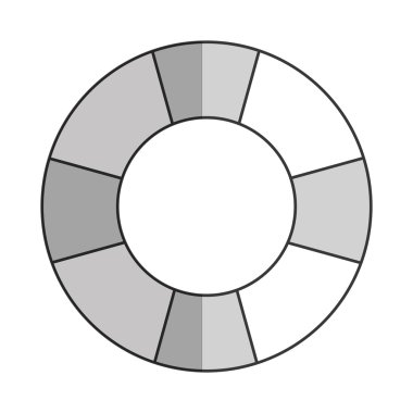 gri hayat kurtarıcı simgesi