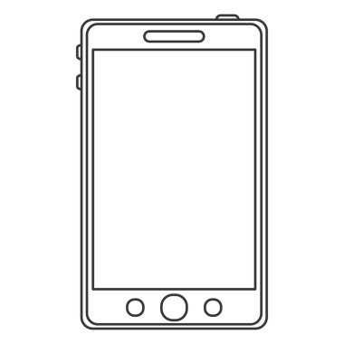 siyah çizgi cep telefonu