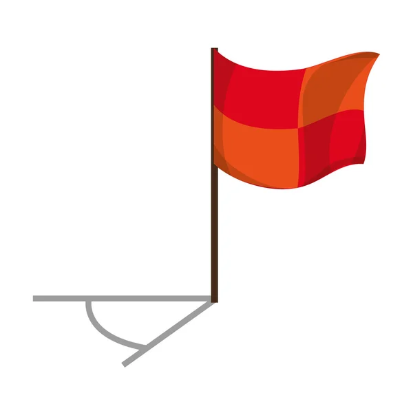 Bandera de esquina — Vector de stock