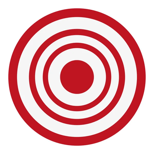 Bullseye target icon — Stock Vector