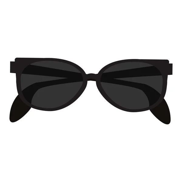 Fekete napszemüveg ikon — Stock Vector