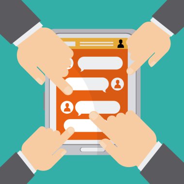 İletişim simgeleri tasarım