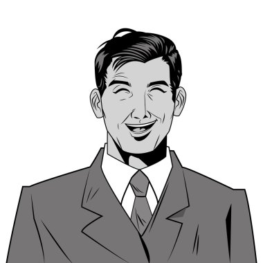 ceket ve kravat gülen adam