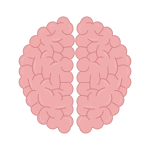 Ikona ludzkiego mózgu — Wektor stockowy