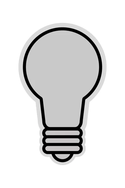 Glühbirne Symbol Licht — Stockvektor