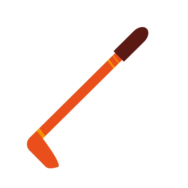 Golf hůl ikona izolované na bílém — Stockový vektor