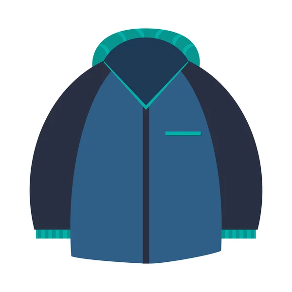 Winter jacket icon — Stock Vector