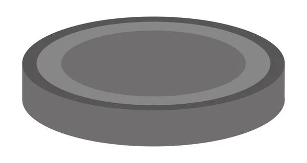 Icône de rondelle de hockey — Image vectorielle