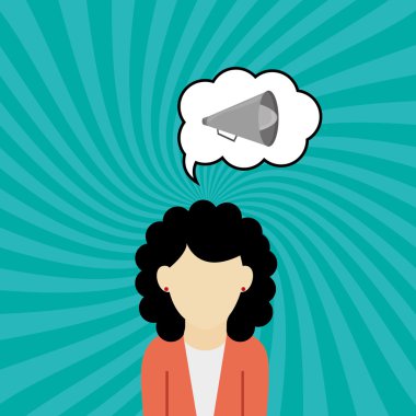 İletişim tasarımı. balonu simgesinin. Düz illüstrasyon, vector gra