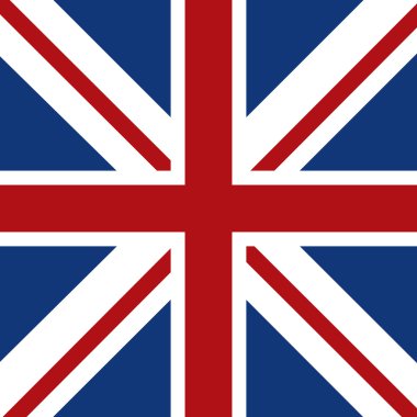 bayrak simgesi. Birleşik Krallık tasarım. vektör grafiği