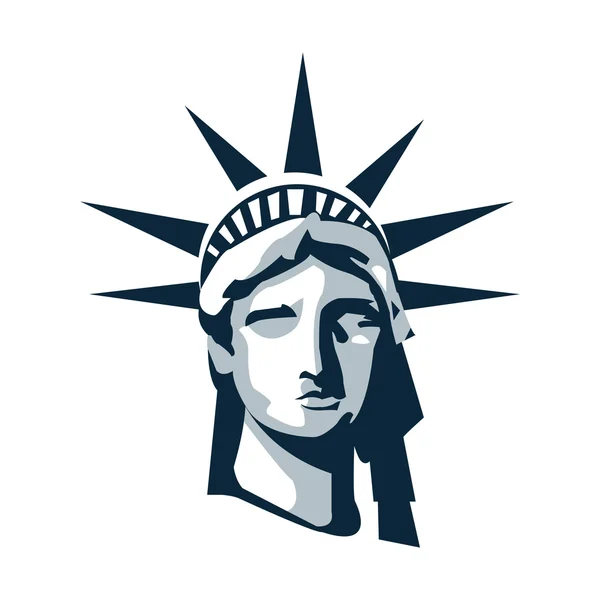 Statue of liberty icon — Stock Vector