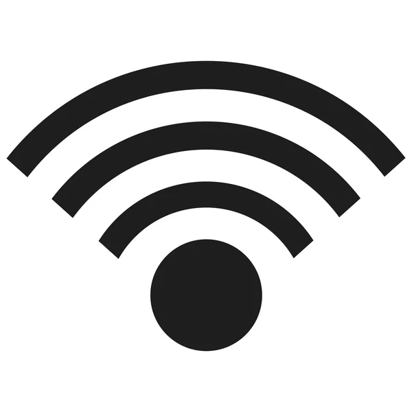Простой значок wifi — стоковый вектор