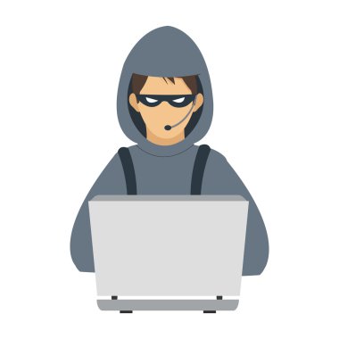 bilgisayar hacker kutsal kişilerin resmi