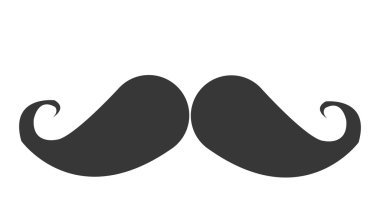 Vintage bıyık simgesi