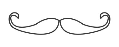 Vintage bıyık simgesi