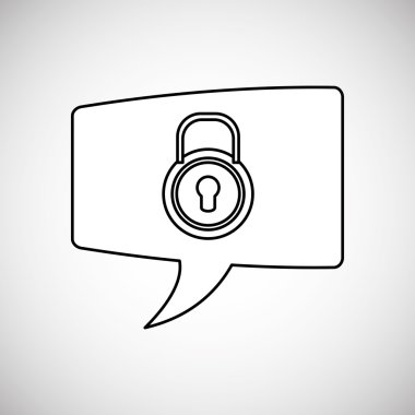 İletişim tasarımı. Ortam simgesi. Düz illüstrasyon, vektör grafiği