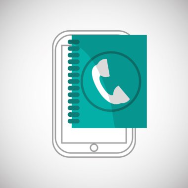 İletişim tasarımı. Ortam simgesi. Düz illüstrasyon, vektör grafiği