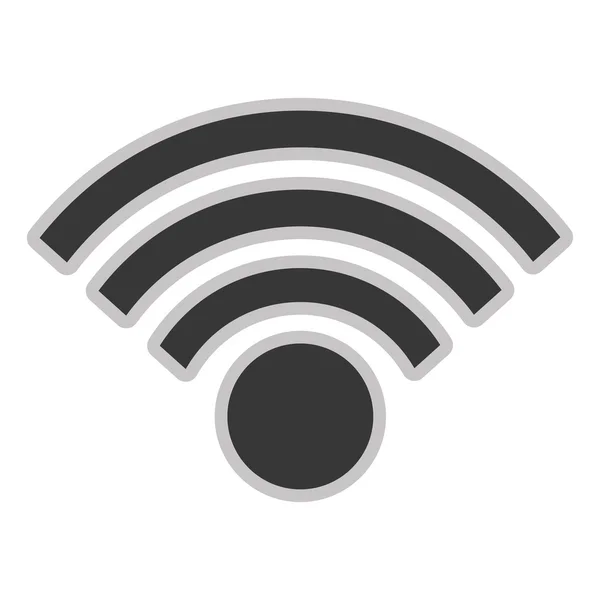 Icono wifi simple — Vector de stock