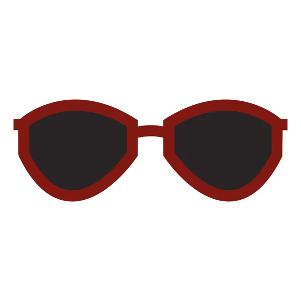 Icona occhiali da sole rossi — Vettoriale Stock