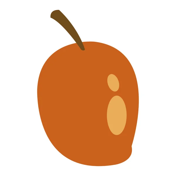 Значок стиглий плід манго — стоковий вектор