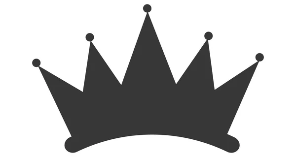 Silueta de corona simple — Archivo Imágenes Vectoriales