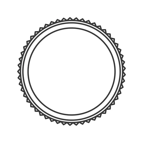 Icono de placa redonda — Vector de stock
