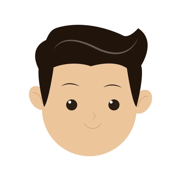 Cara del hombre icono — Vector de stock