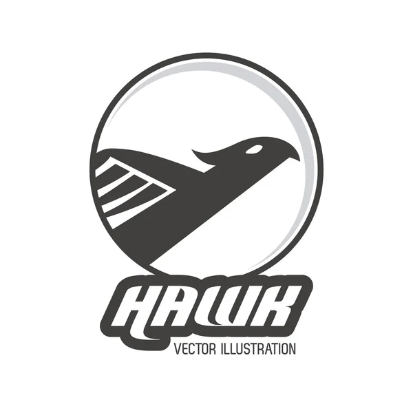 Icona animale Haluk. Disegno degli uccelli. Grafico vettoriale — Vettoriale Stock