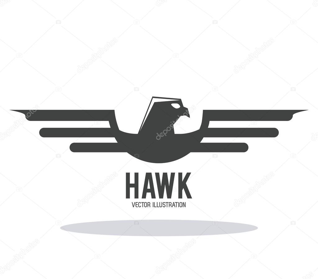 Animal  concept represented by Haluk icon. Isolated and flat illustration