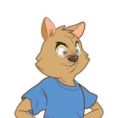 Sincap çizgi film simgesi