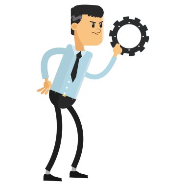 adam dişli simgesiyle