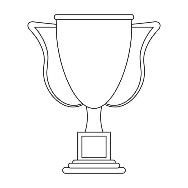 Trophée tasse icône — Image vectorielle