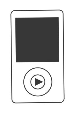 Taşınabilir müzik aygıtı simgesi