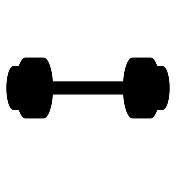 Simple barbell icon — Stock Vector