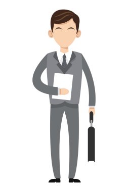 Beyaz işadamı simgesi