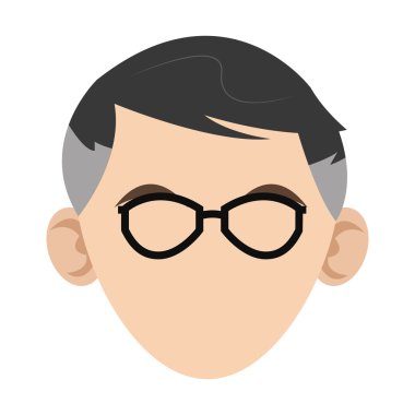 saç simgesi olan insan kafası